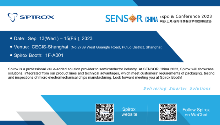 Spirox participates at SENSOR CHINA Expo & Conference 2023